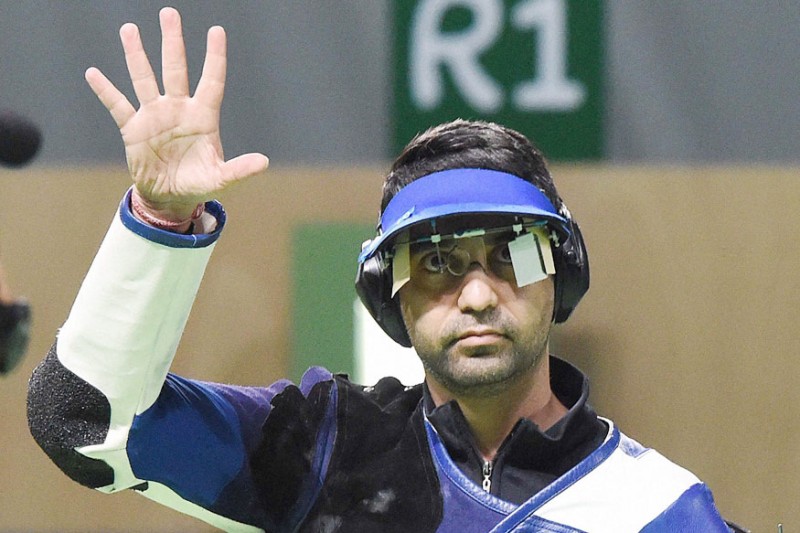 निशानेबाज अभिनव बिंद्रा ने कहा - ओलंपिक में स्वर्ण पदक जीतने का वास्तविक मौका होगा.