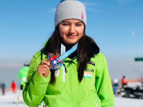 स्कीइंग में भारत के लिए इस खिलाड़ी ने रचा इतिहास