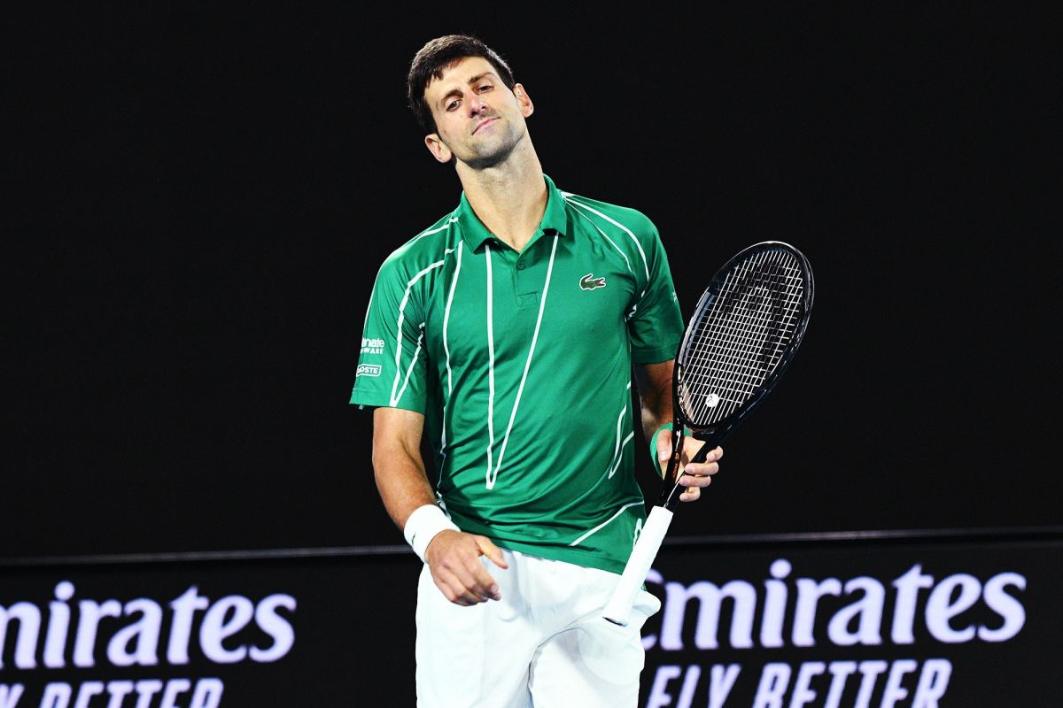 Novak once again succumbed to criticism for organising tournament
