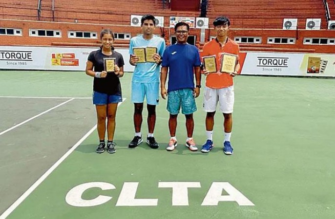अश्वजीत सेनजाम ने अपने नाम किया CLTA-AITA चैम्पियनशिप सीरीज टेनिस टूर्नामेंट का खिताब