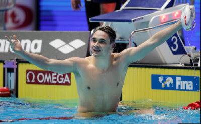 हंगरी के 19 वर्षीय तैराक क्रिस्टोफ मिलक ने रचा इतिहास, तोड़ा माइकल फेल्प्स का वर्ल्ड रिकॉर्ड
