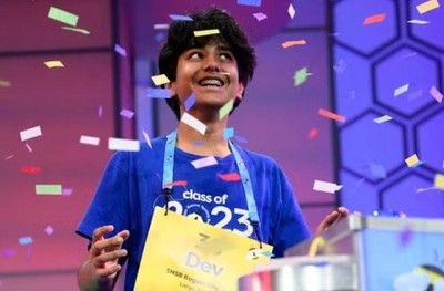 14 साल के देव शाह ने अपने नाम किया ‘स्क्रिप्स नेशनल स्पेलिंग बी' का खिताब