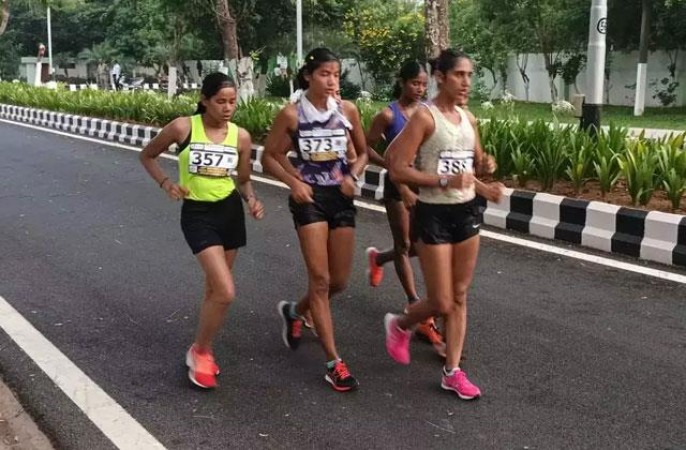 मंजू रानी ने महिलाओं की 35 किमी पैदलचाल में हासिल की जीत