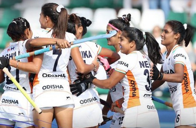 Indian women's hockey team beat USA