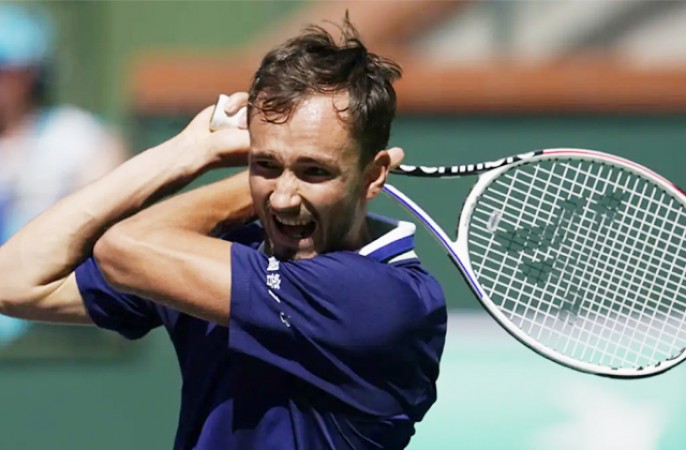 Daniil Medvedev suffered a crushing defeat in Indian Wells