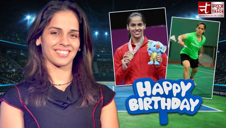 Saina Nehwal started playing badminton since her childhood
