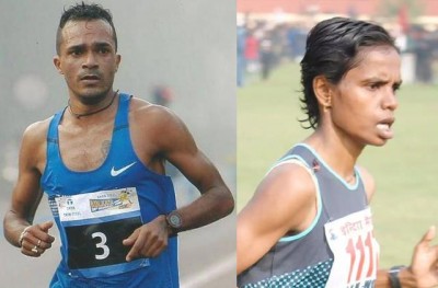 Nitendra Rawat and Jyoti Gawte won the New Delhi Marathon