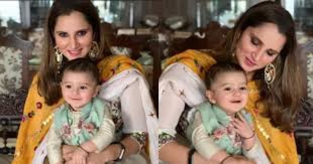 Sania spent time with her son in lockdown