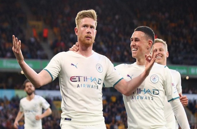 Manchester City got a big win with De Bruyne scoring 4 goals