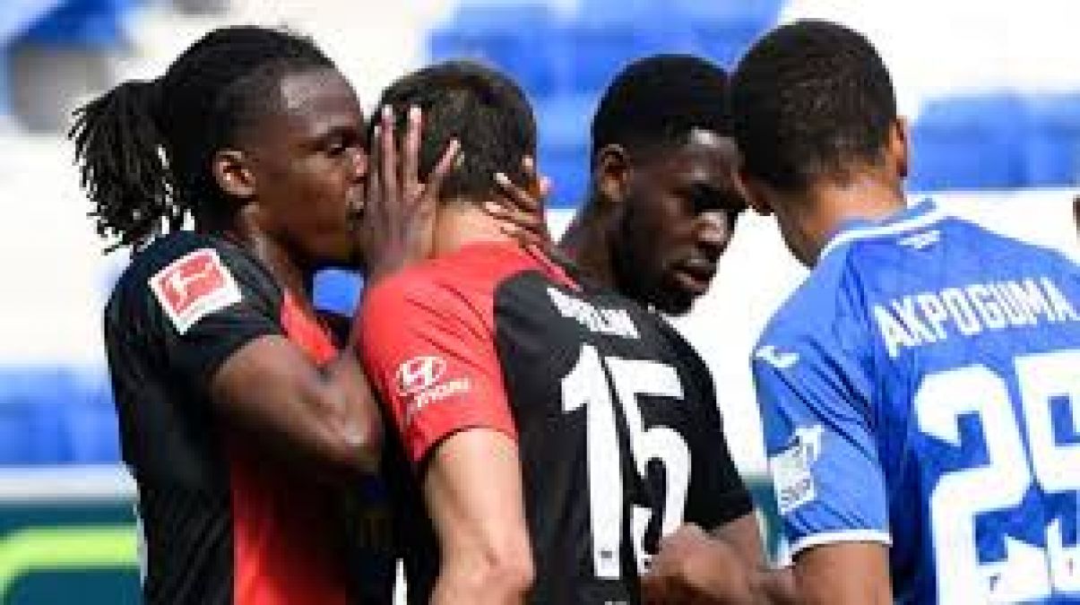 Dedryck Boyata Breaks Social Distancing Norms, kisses fellow player