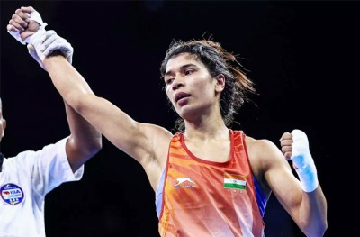 Nikhat Zareen creates history in Women's World Boxing Championship
