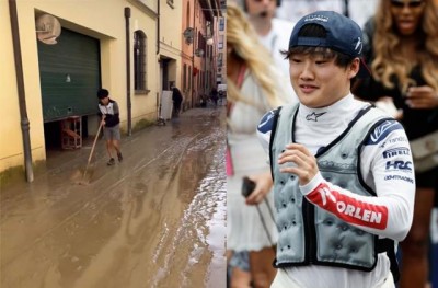फार्मूला 1 ड्राइवर युकी सूनोदा ने इटली के बाढ़ ग्रस्त इलाकों के लिए बढ़ाया मदद का हाथ