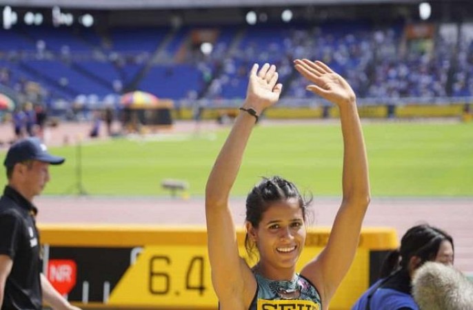 Long jumper Shaili Singh won a medal in Japan