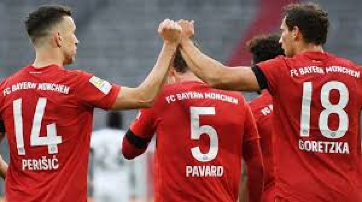 Team Bayern Munich defeats Frankfurt