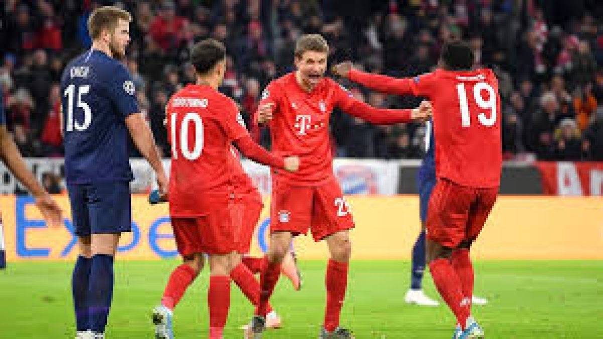 Team Bayern Munich defeats Frankfurt