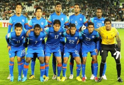 क्वालीफायर खेलने गोवा पहुंची भारतीय फुटबाल टीम