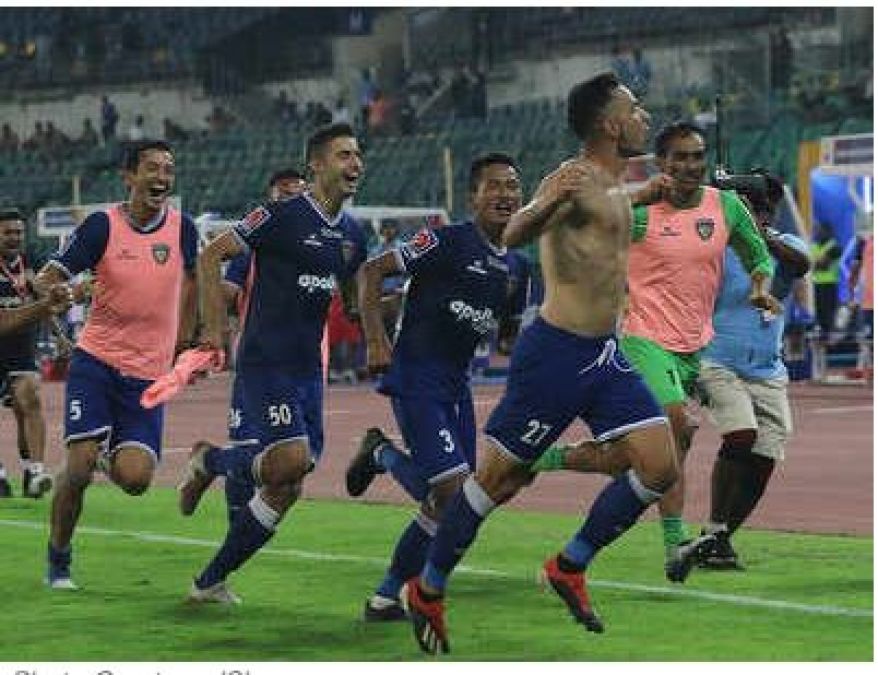 ISL में हैदराबाद की टीम ने चैन्नई को 2-1 से दी मात