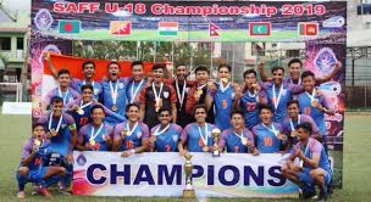 SAFF U18 Championship: Indian team became champion for the first time