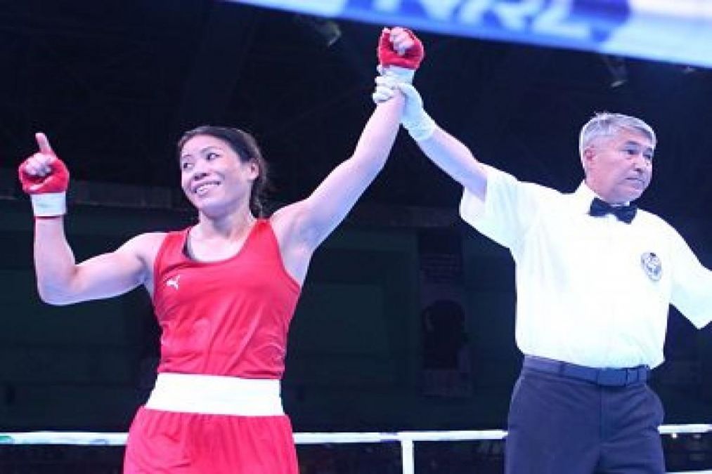 Women Boxing Championship: मैरीकॉम ने क्वार्टरफाइनल में बनाई जगह