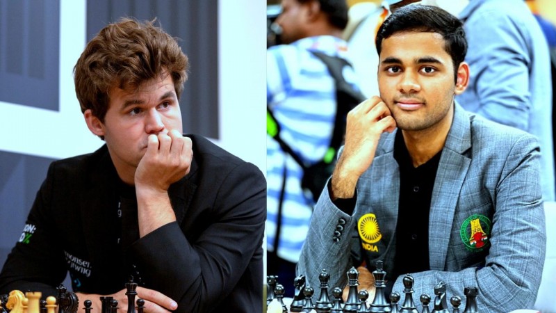 एमचैस रैपिड शतरंज में अर्जुन नें विश्व चैम्पियन कार्लसन को दी करारी मात