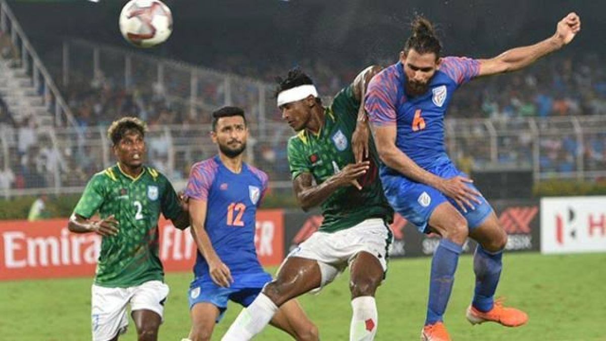 Football: Indian defender Adil Khan was the hero of the match between India and Bangladesh