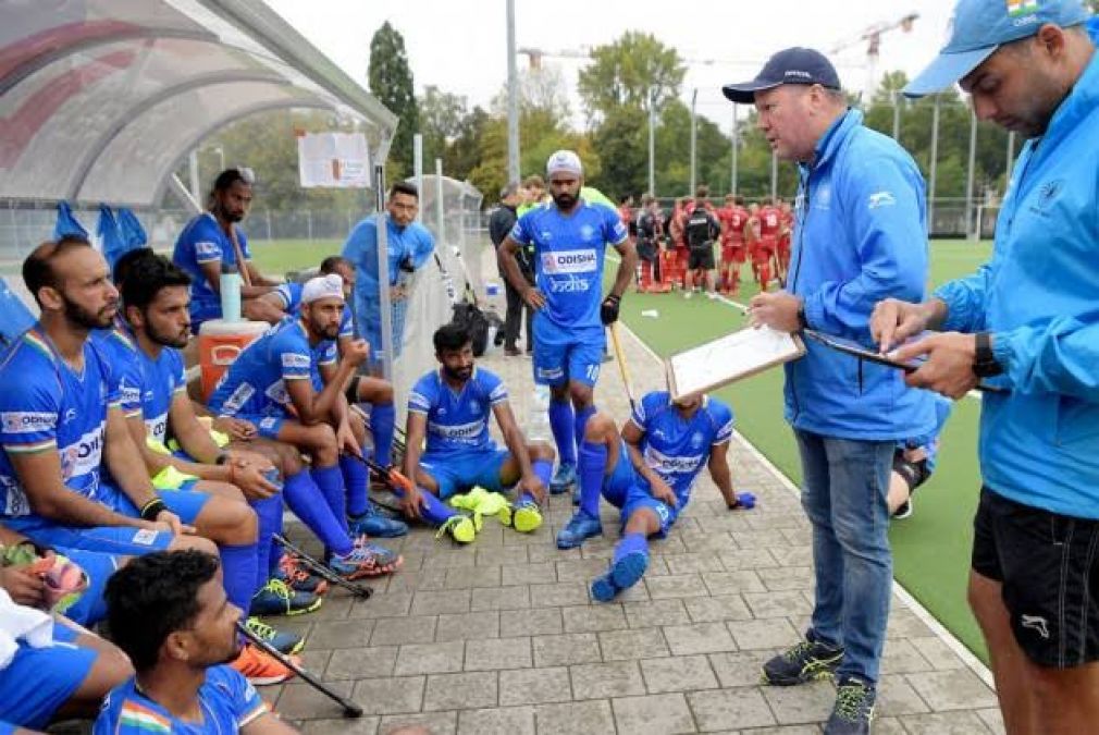 Coach is happy with the performance of Indian hockey team, expressed hope