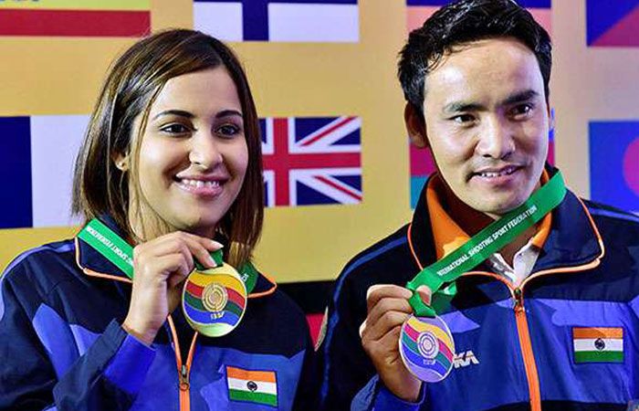 शूटिंग इवेंट में भारत ने जीते दो स्वर्ण पदक