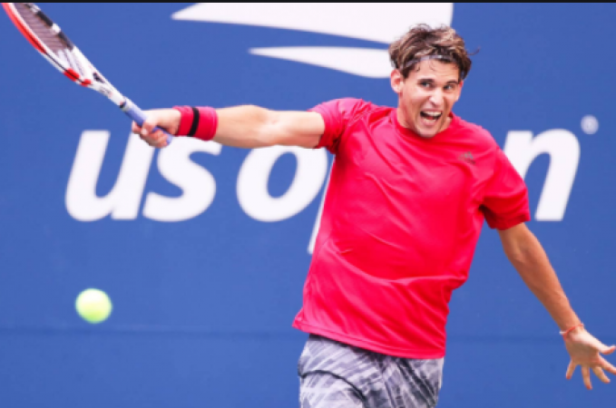 US Open tennis: Red Bull can sparks Dominic Thiem's angry outburst