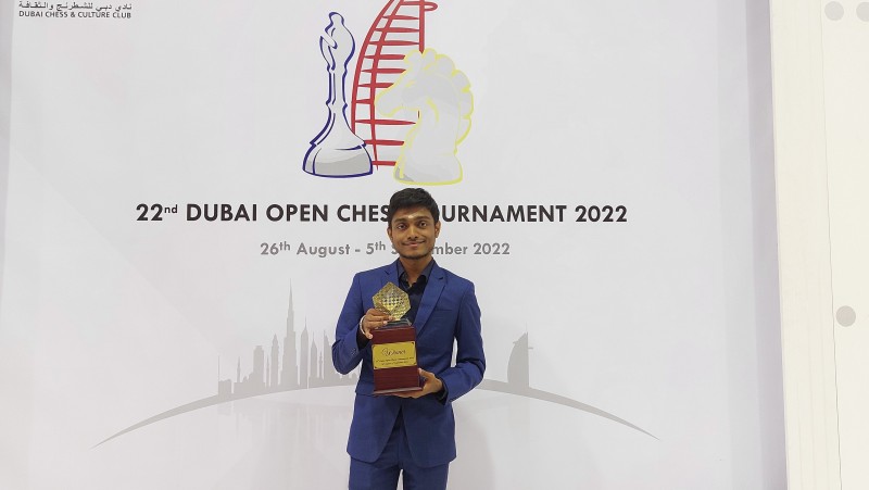 अरविंद चितांबरम नें अपने नाम किया दुबई इंटरनेशनल शतरंज का खिताब