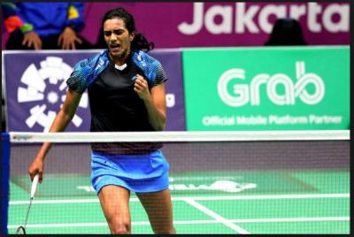 Singapore Open:  PV Sindhu advanced into the Semifinals, Saina out in Quarter-Finals