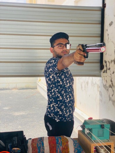 18 year old Satyaraj Jadeja is fast emerging Gujarat's 10m and 25m air pistol shooter.