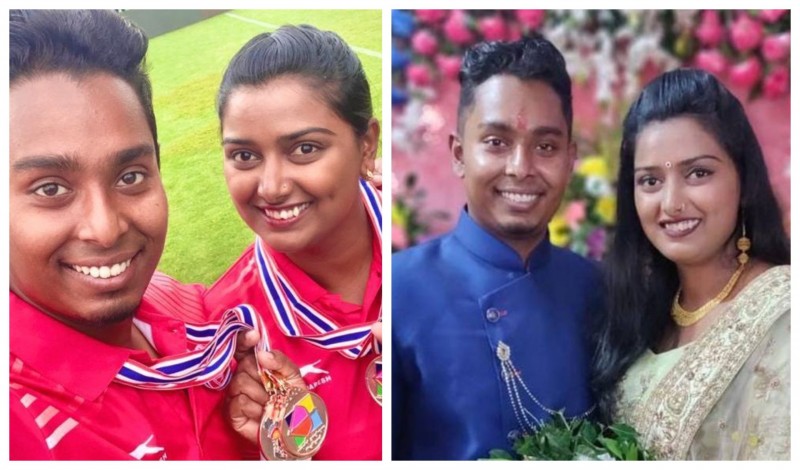Indian Archery newly-wedded couple won Gold in Archery World Cup Stage 1