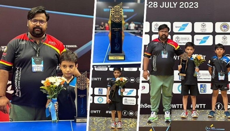 Of dedication, international glory & Olympic dream: Journey of table tennis prodigies Avni Dua, Krishiv Garg