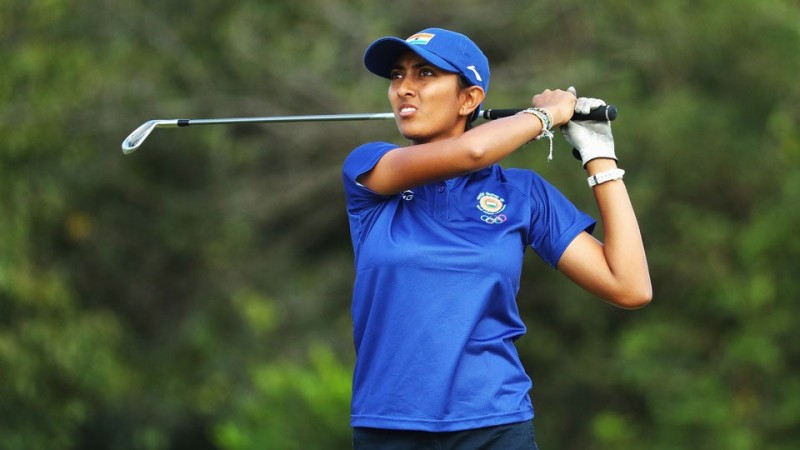 Golfer Aditi Ashok in Second Place After Round 3