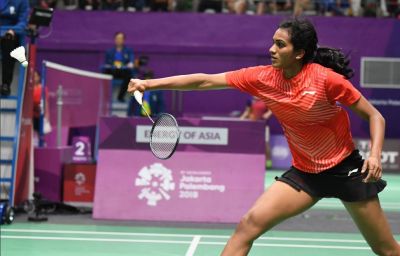 Asian Games :PV  Sindhu loses final to Chinese Taipei's Tai Tzu Ying 13-21, 16-21 to settle for silver
