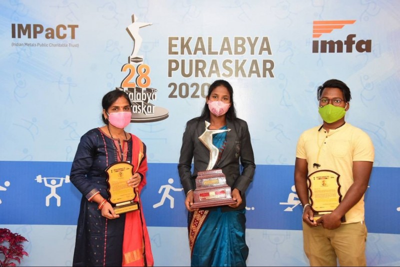 Hockey star Namita Toppo honoured with Ekalavya Puraskar