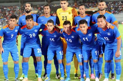 India football team crashed out of top 100 of FIFA rankings
