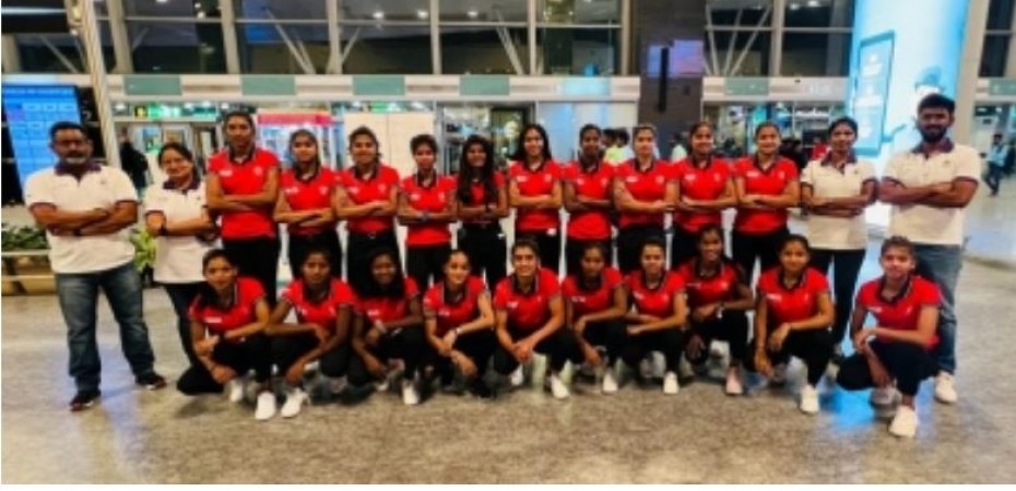 Indian Jr Women's Hockey team leave for South Africa