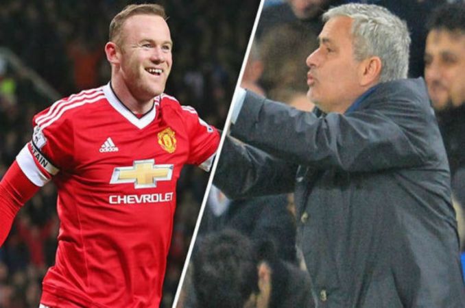 Jose Mourinho expressed his joy when Rooney decided to play for Manchester United