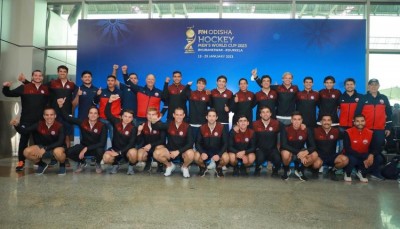 FIH Men's World Cup 2023 Chile Team Arrives In Bhubaneswar