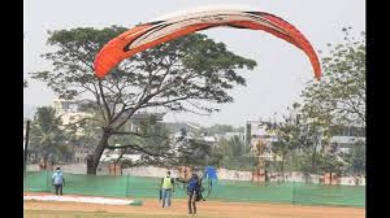 Five days national aero games and para motor adventure championship program began in Mahabubnagar