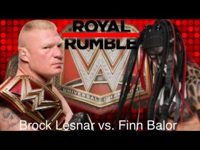 WWE Royal Rumble Universal Championship : Brock Lesnar Vs. Finn Balor
