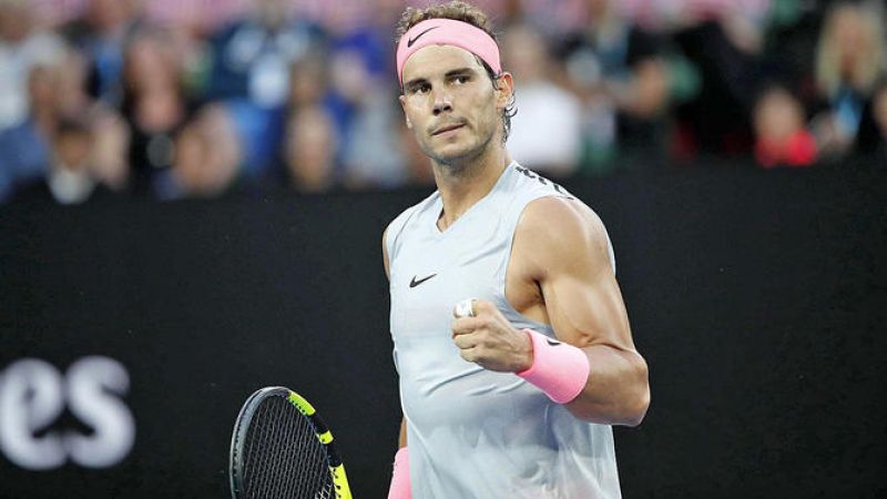 Rafael Nadal advances in the Quarterfinals of Australian Open 2018