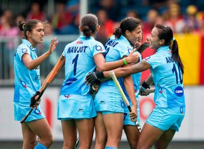Indian Women’s Hockey Team in its third match note a win over Spain in 5-2