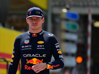 Max Verstappen holds high in the Austrian Grand Prix