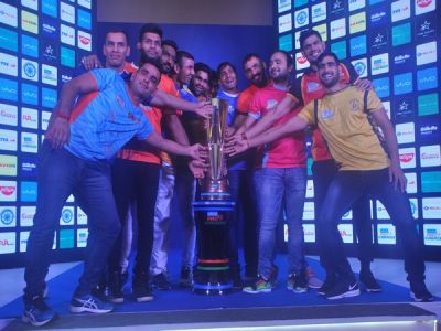 PKL Season 5 trophy unveiled with 12 captains