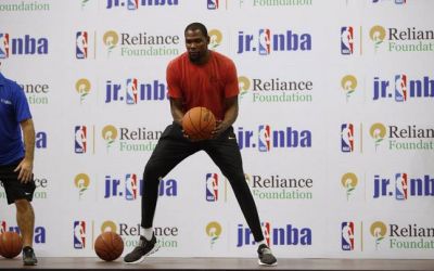 NBA champion Kevin Durant sets new Guinness World Record in India