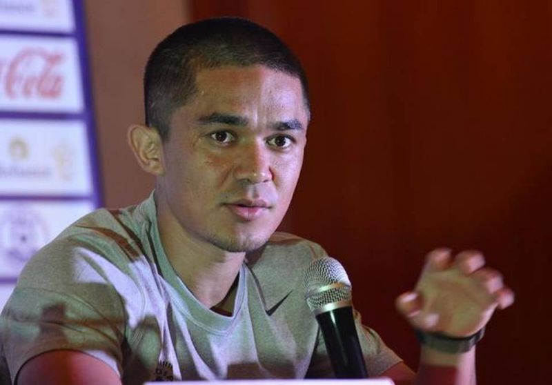 Ace footballer Sunil Chhettri  requests people to cheer the footballers in the stadiums