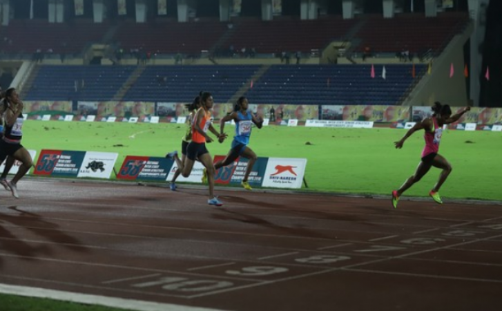 Hima Das grabs first position at marquee womens 400m race