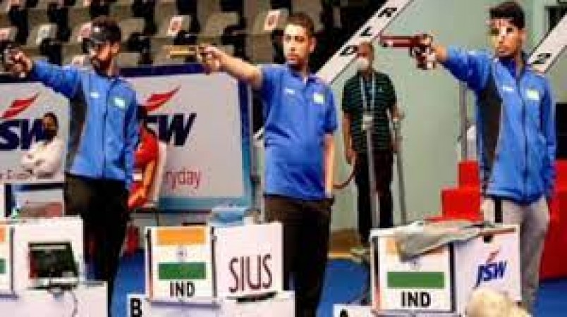 ISSF शूटिंग विश्व कप: भारत की पुरुष टीम ने स्वर्ण जीते पदक